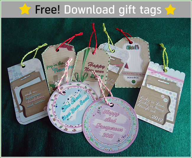 gift tags 2012