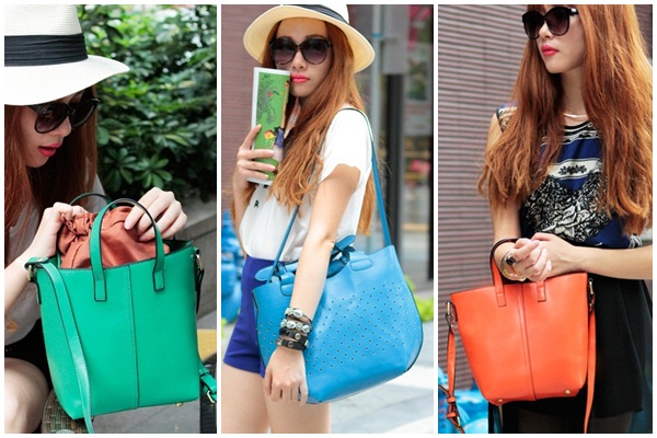 กระเป๋าแฟชั่นฮ่องกง Axixi ดีไซน์เก๋ สีสุดจี๊ดจาก Tomuya Shop