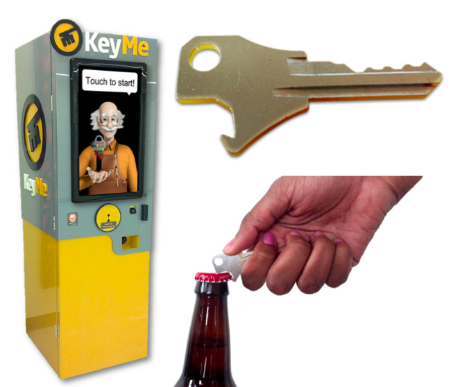 KeyMe ตู้ปั้มกุญแจยามฉุกเฉิน