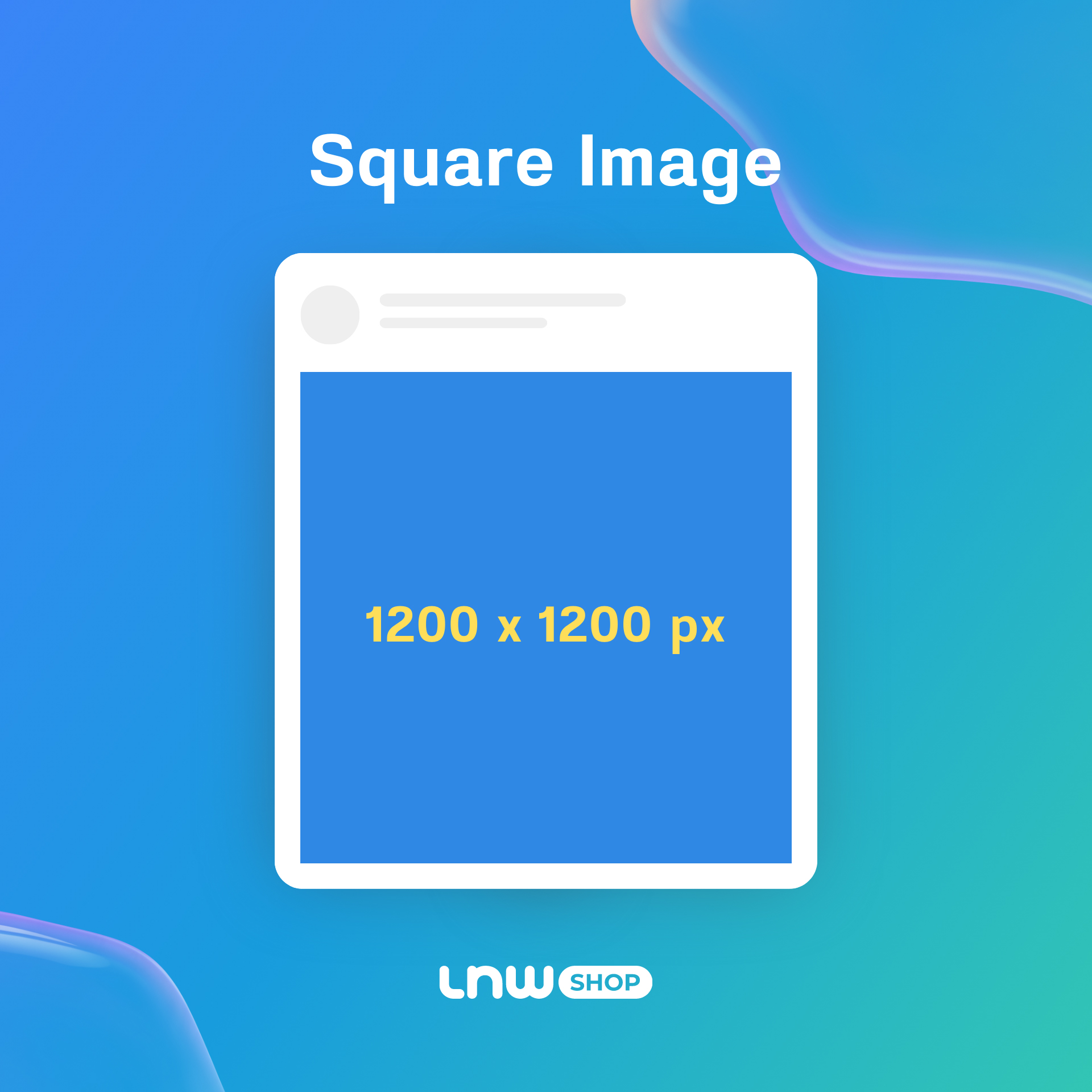 ขนาดรูป Facebook Square-Image